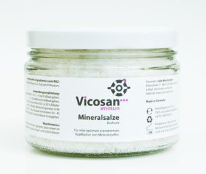 Vicosan Immun basische Mineralstoffe. Hochdosierte Mineralstoffe von Vicosan